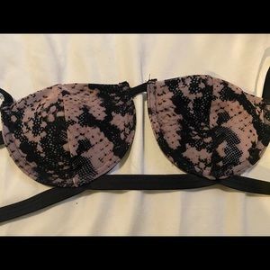 Strappy Snakeskin Bikini Top